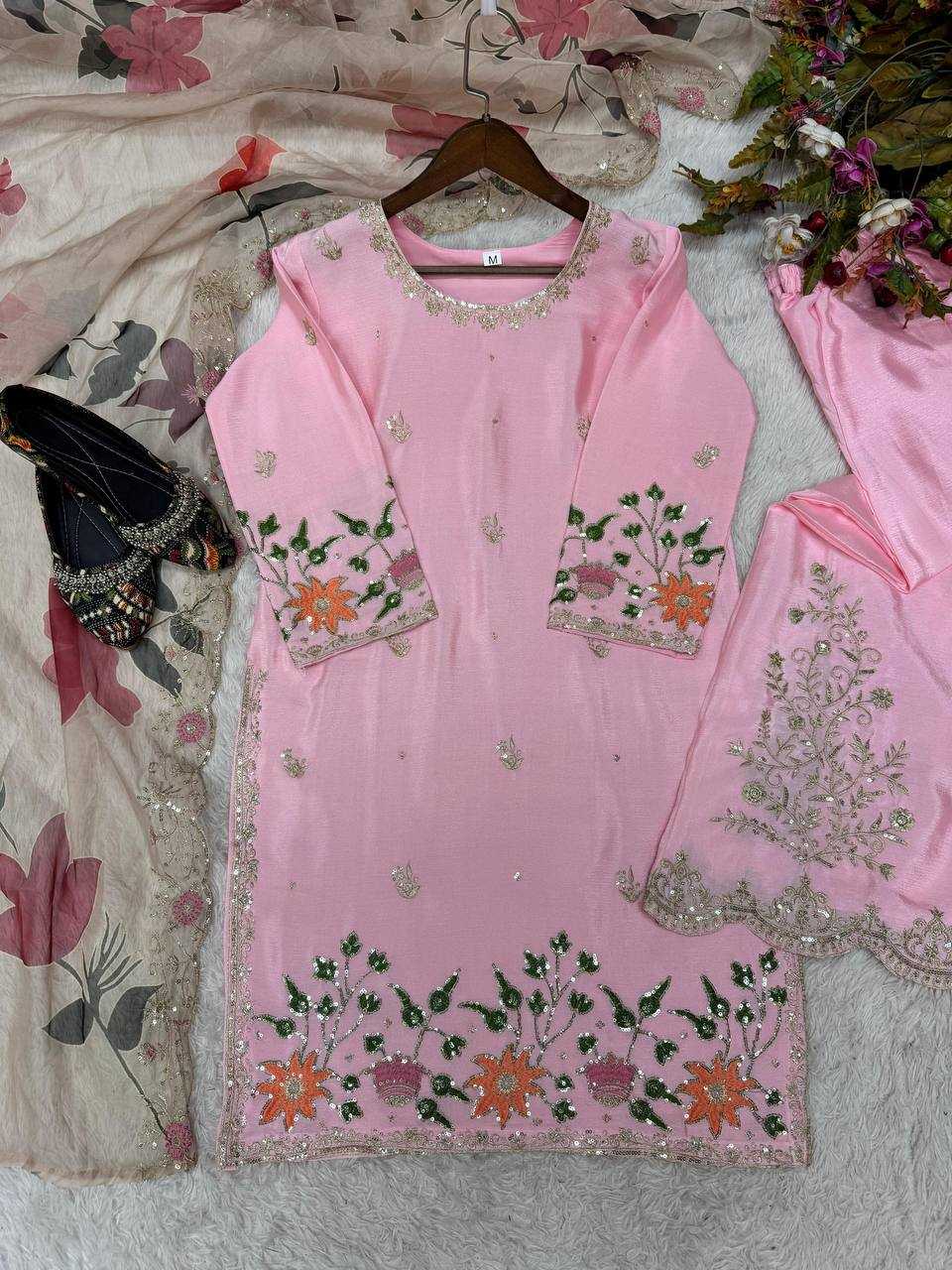 Chinon Sequence Embroidery Sharara