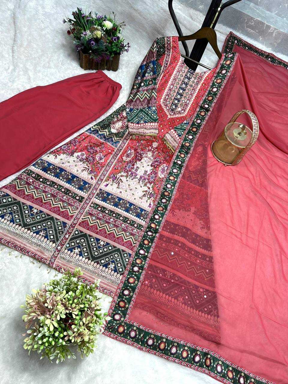 Chinnon Silk Designer Salwar Suit