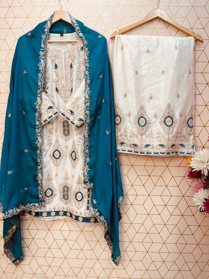 Chinnon Silk Palazzo Suit