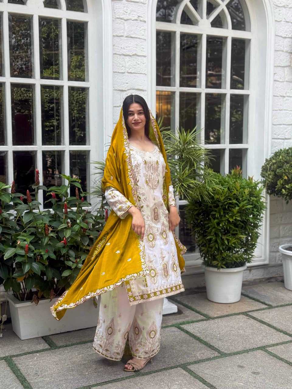 Chinnon Silk Palazzo Suit