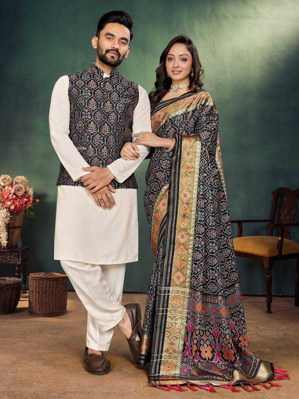 COUPLE Wear Saree Kurta Jacket Collection