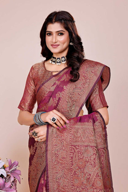 Organza Silk Saree