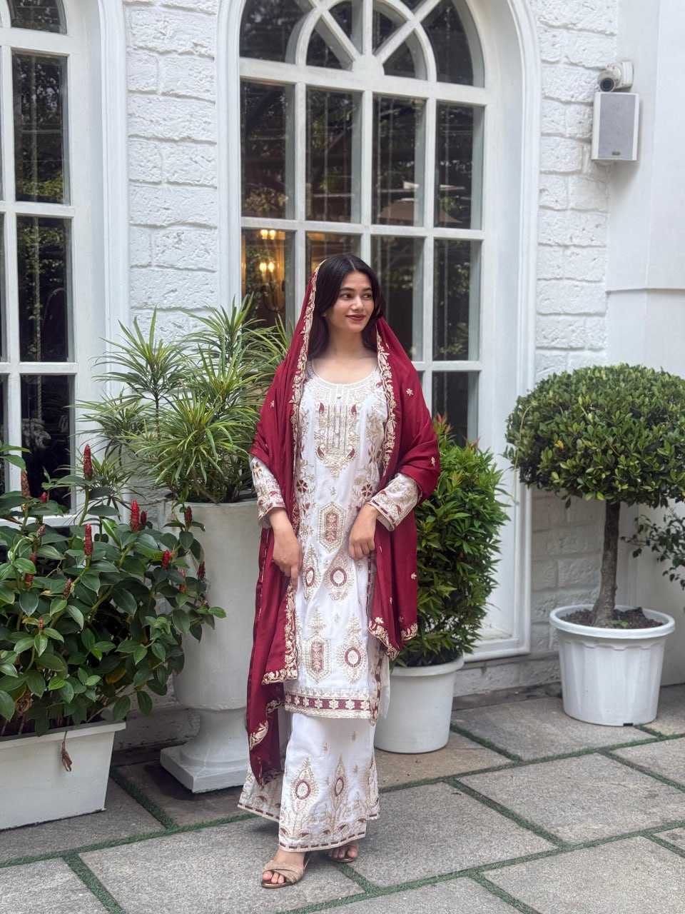 Chinnon Silk Palazzo Suit