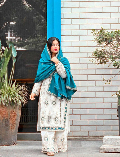 Chinnon Silk Palazzo Suit