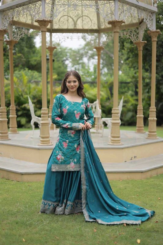 Party Wear Sharara Suit