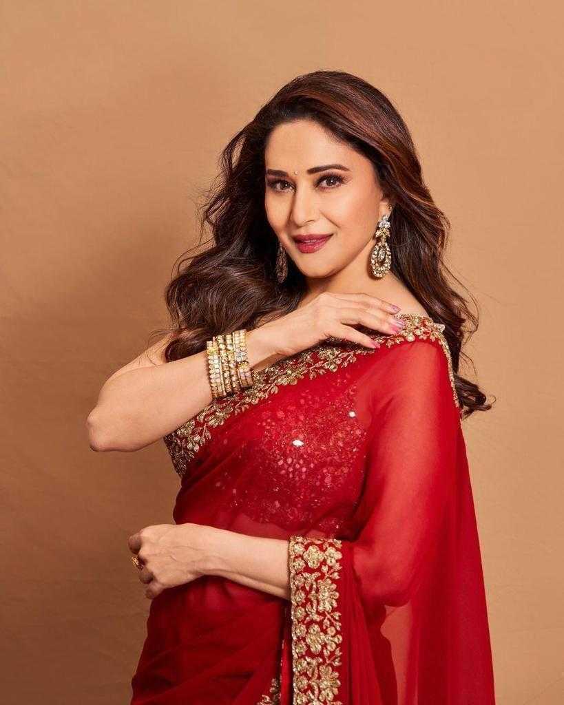 Madhuri Georgette Wedding Collection Saree