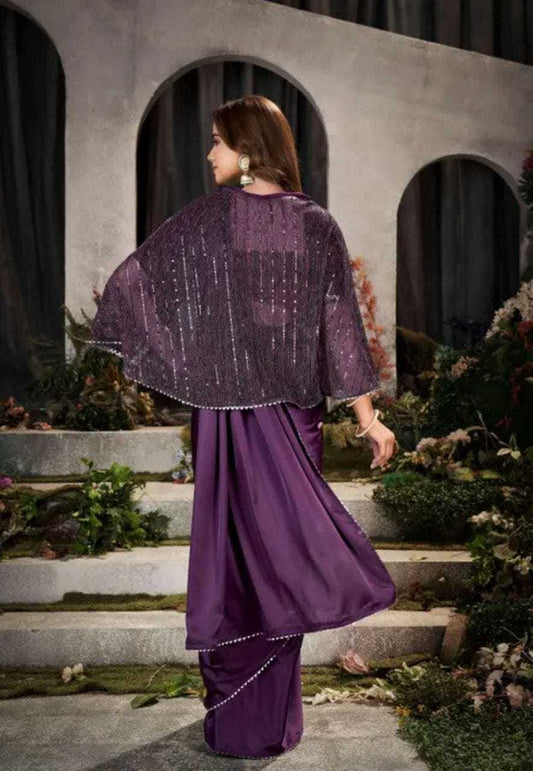 Fancy Satin Saree