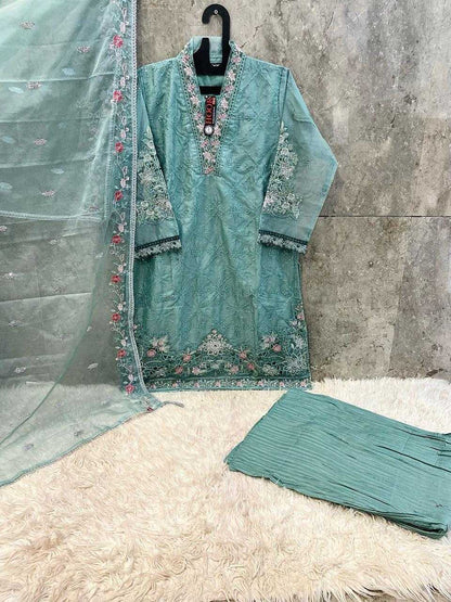 Heavy Organza Sharara Suit