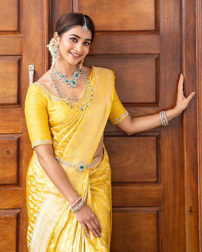 Litchi Silk Bollywood Designer Saree