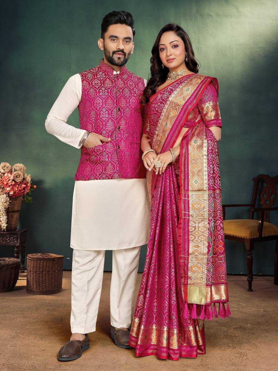 COUPLE Wear Saree Kurta Jacket Collection