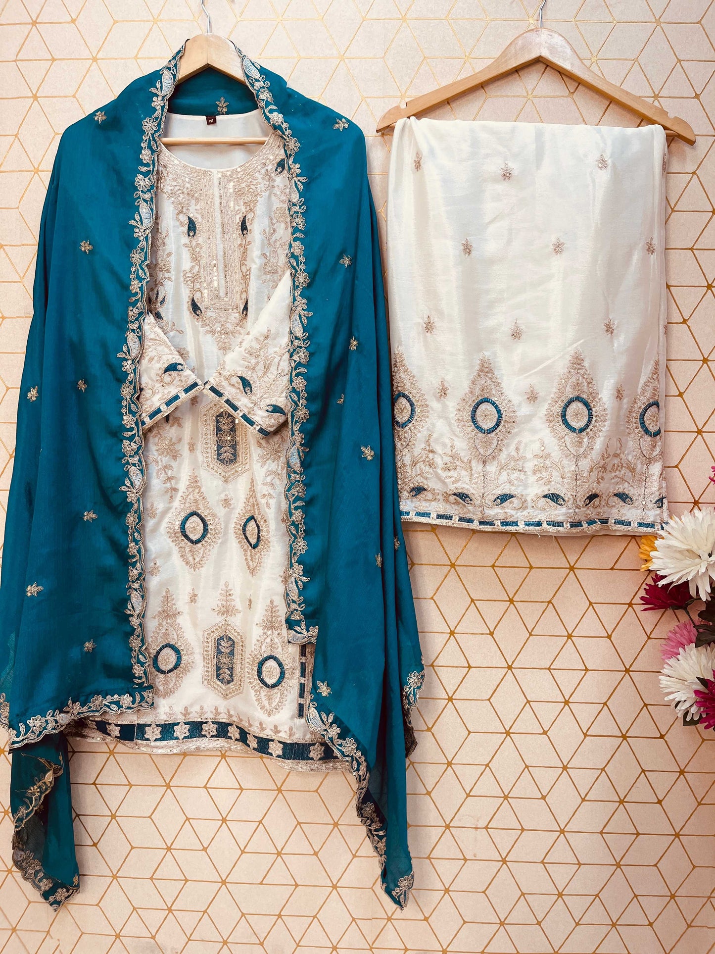 Chinnon Silk Palazzo Suit