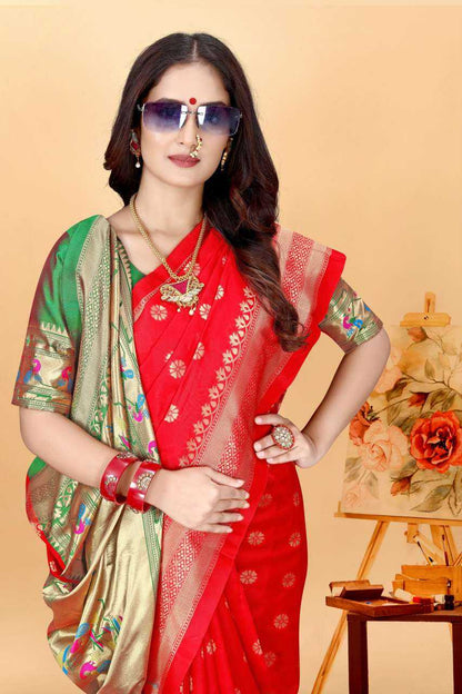 Soft Banarasi Silk Saree
