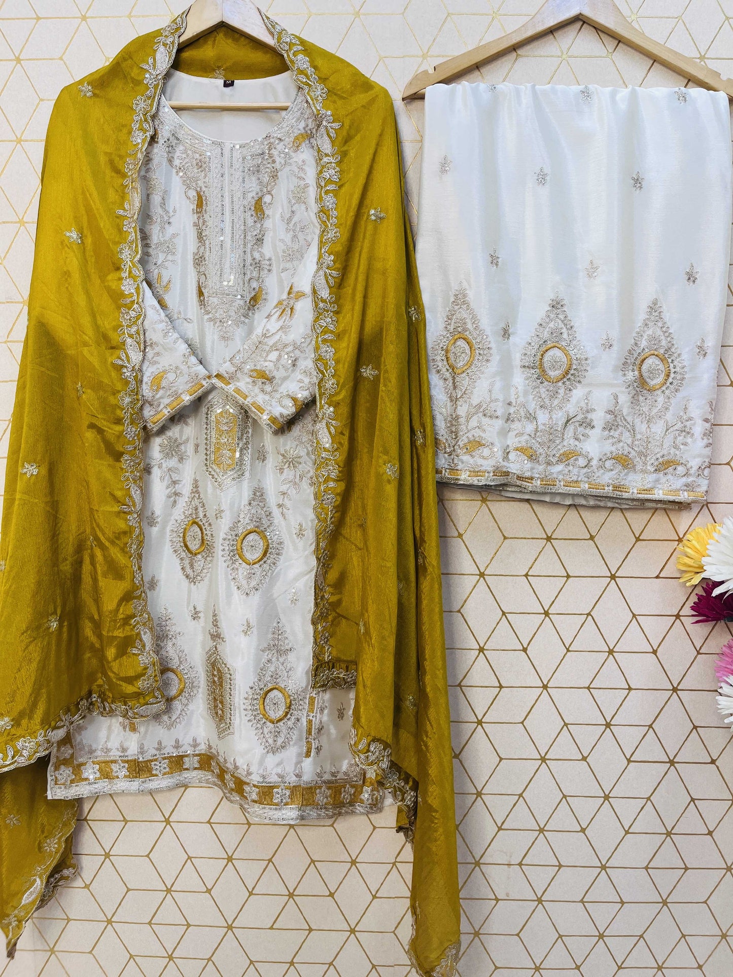 Chinnon Silk Palazzo Suit