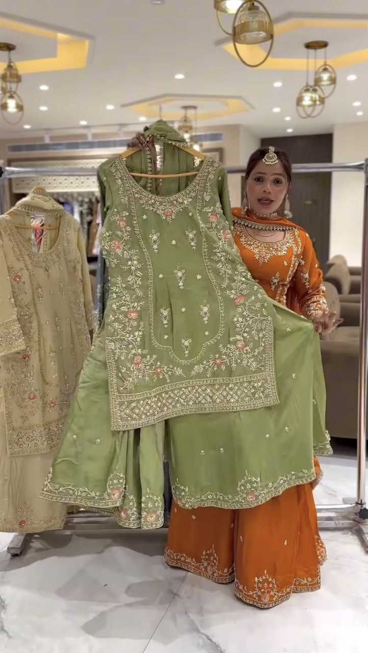 Crepe Palazzo Designer Suit