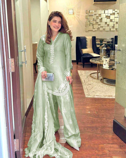 Amazing Designer Roman Silk Suit