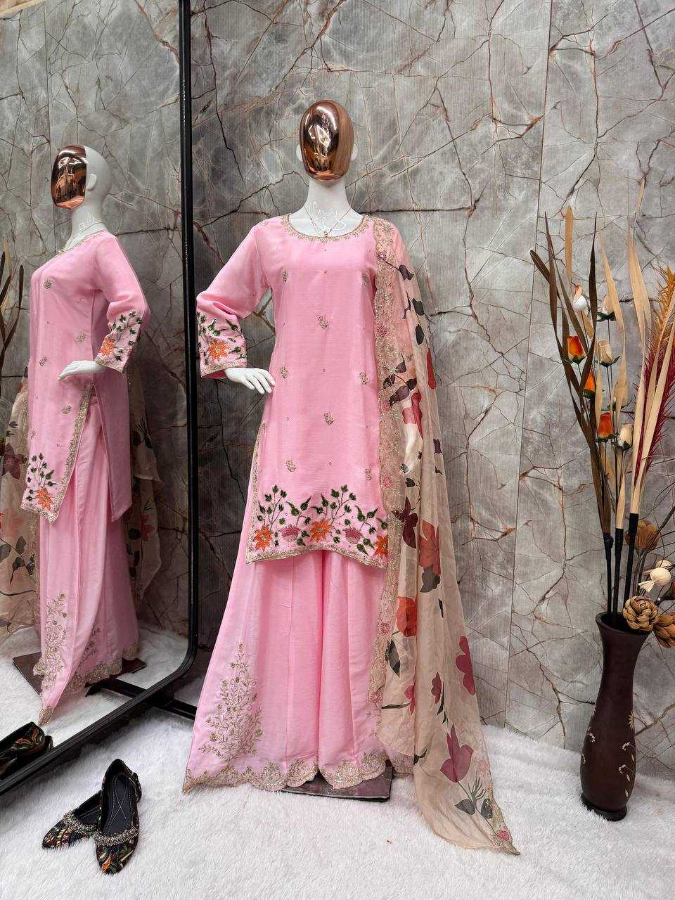 Chinon Sequence Embroidery Sharara