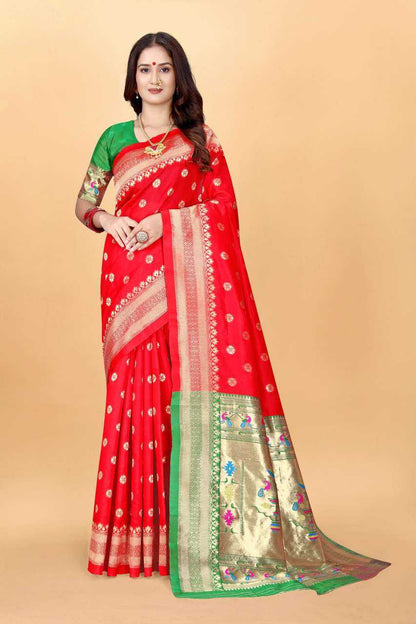 Soft Banarasi Silk Saree