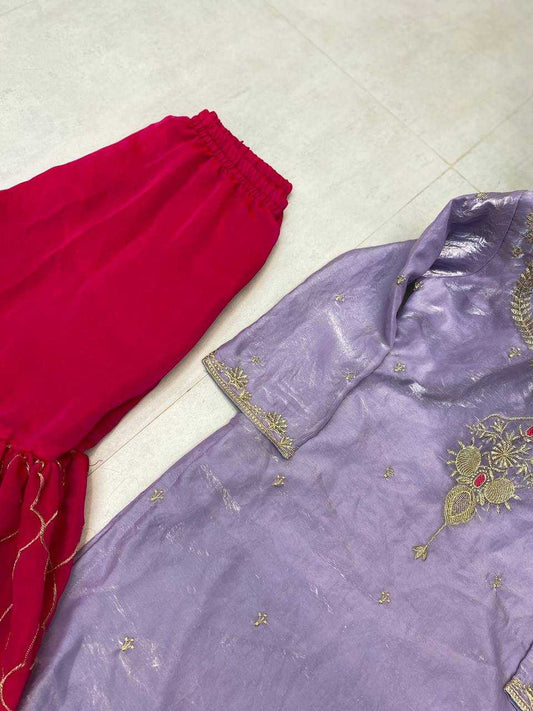 Embroidered Sharara Suit