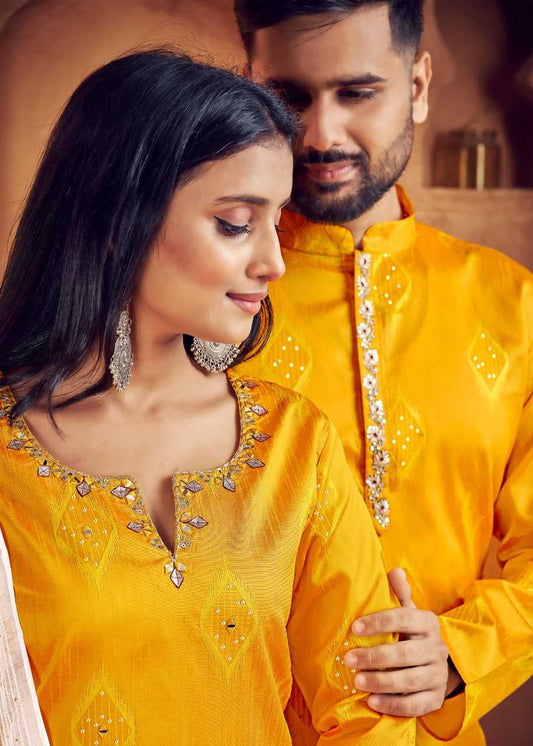 Couple Wear Jacquard Silk Collection
