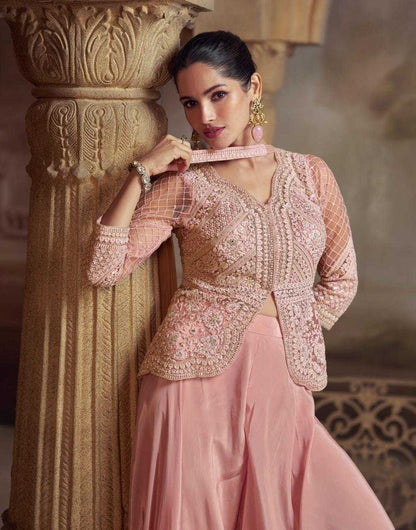 Viscose Premium Designer Sharara Suit