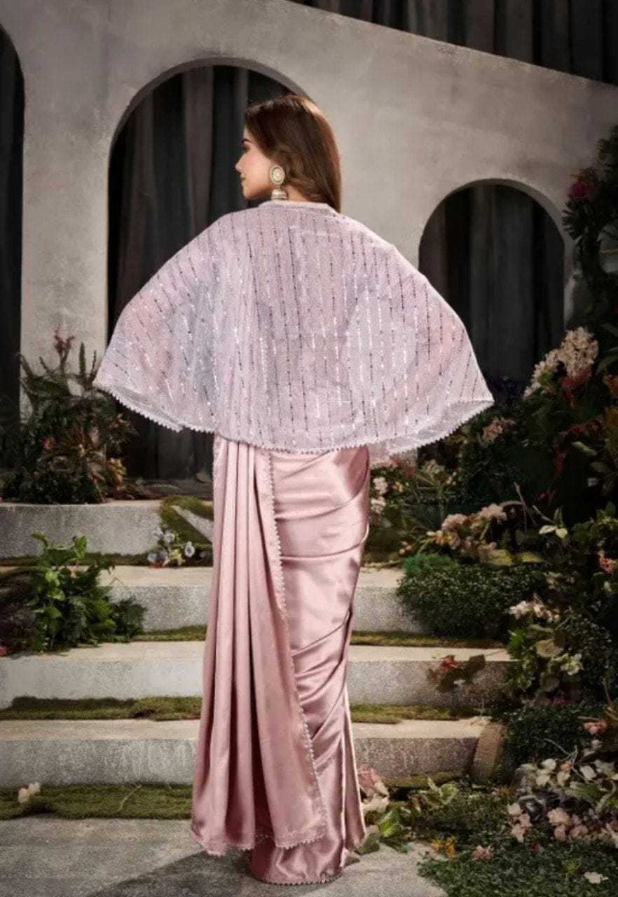 Fancy Satin Saree