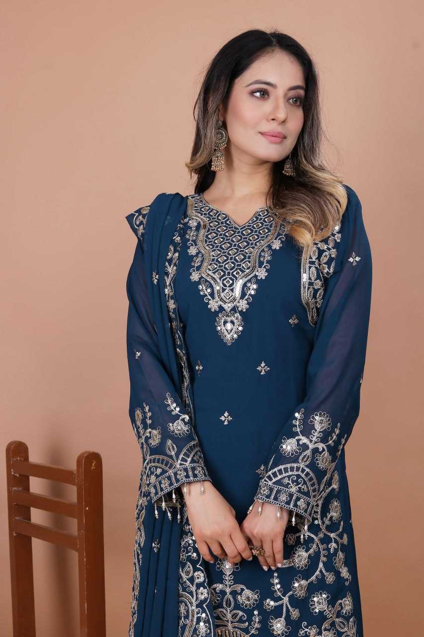 Georgette Embroidery Salwar Suit