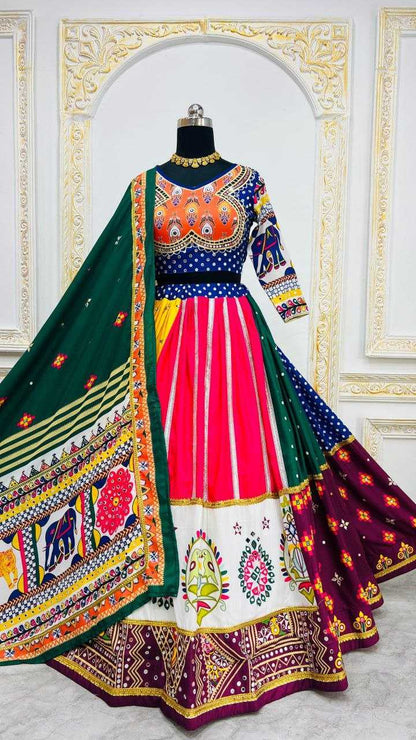 Muslin cotton Lehenga Festive collection