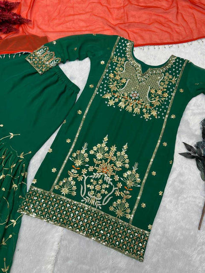 Vibrant Designer Sharara Suit