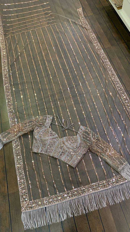 Sequence Net Saree