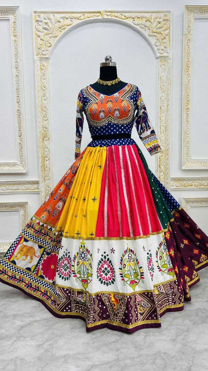 Muslin cotton Lehenga Festive collection