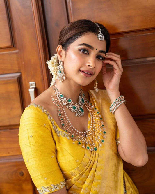 Litchi Silk Bollywood Designer Saree