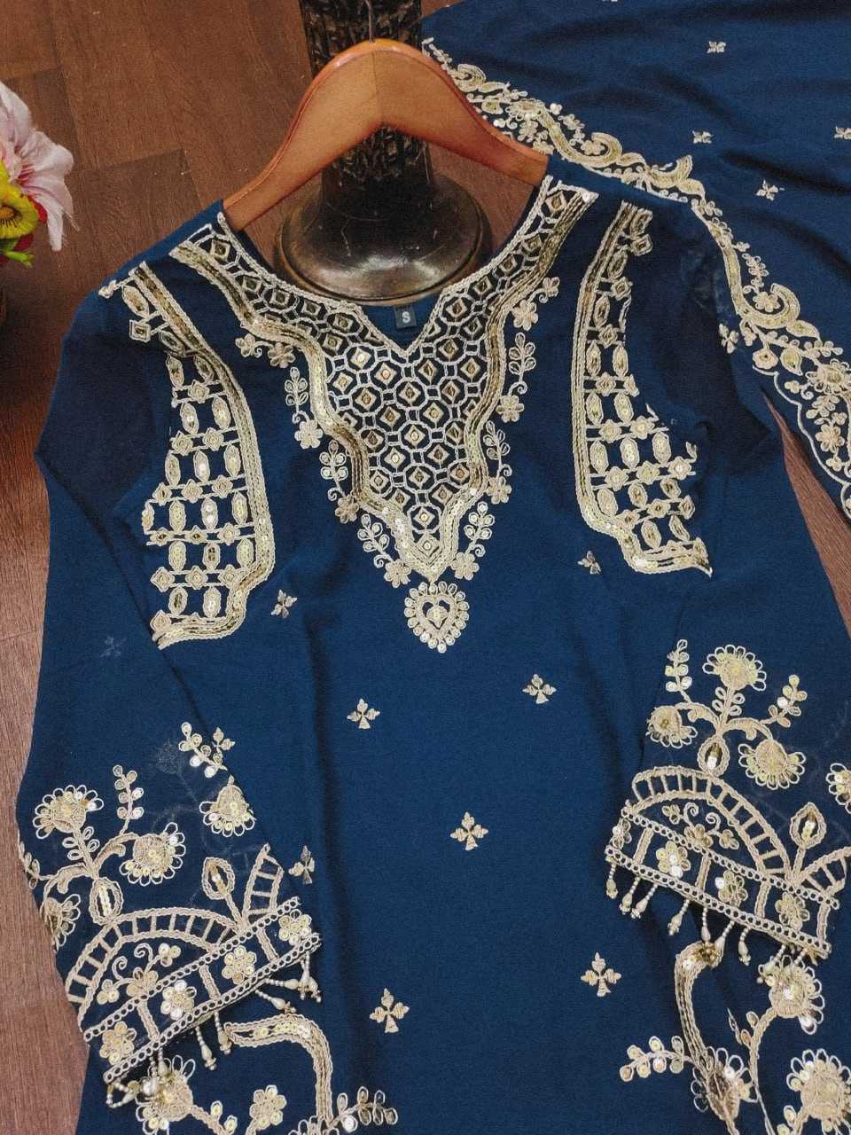 Georgette Embroidery Salwar Suit