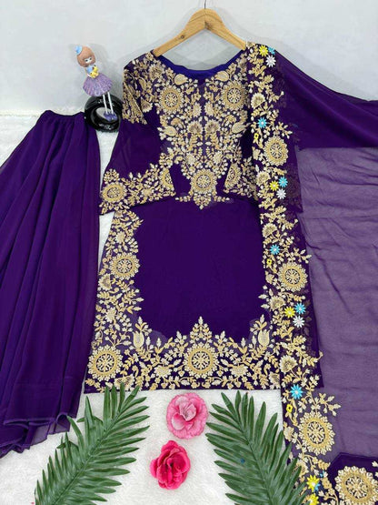 Georgette Designer Suit