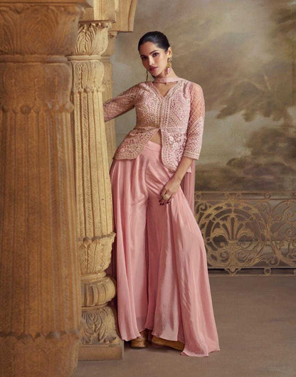 Viscose Premium Designer Sharara Suit