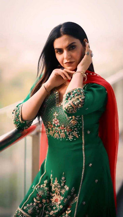Vibrant Designer Sharara Suit