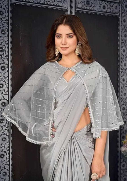 Fancy Satin Saree