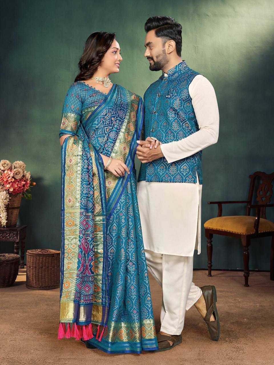 COUPLE Wear Saree Kurta Jacket Collection