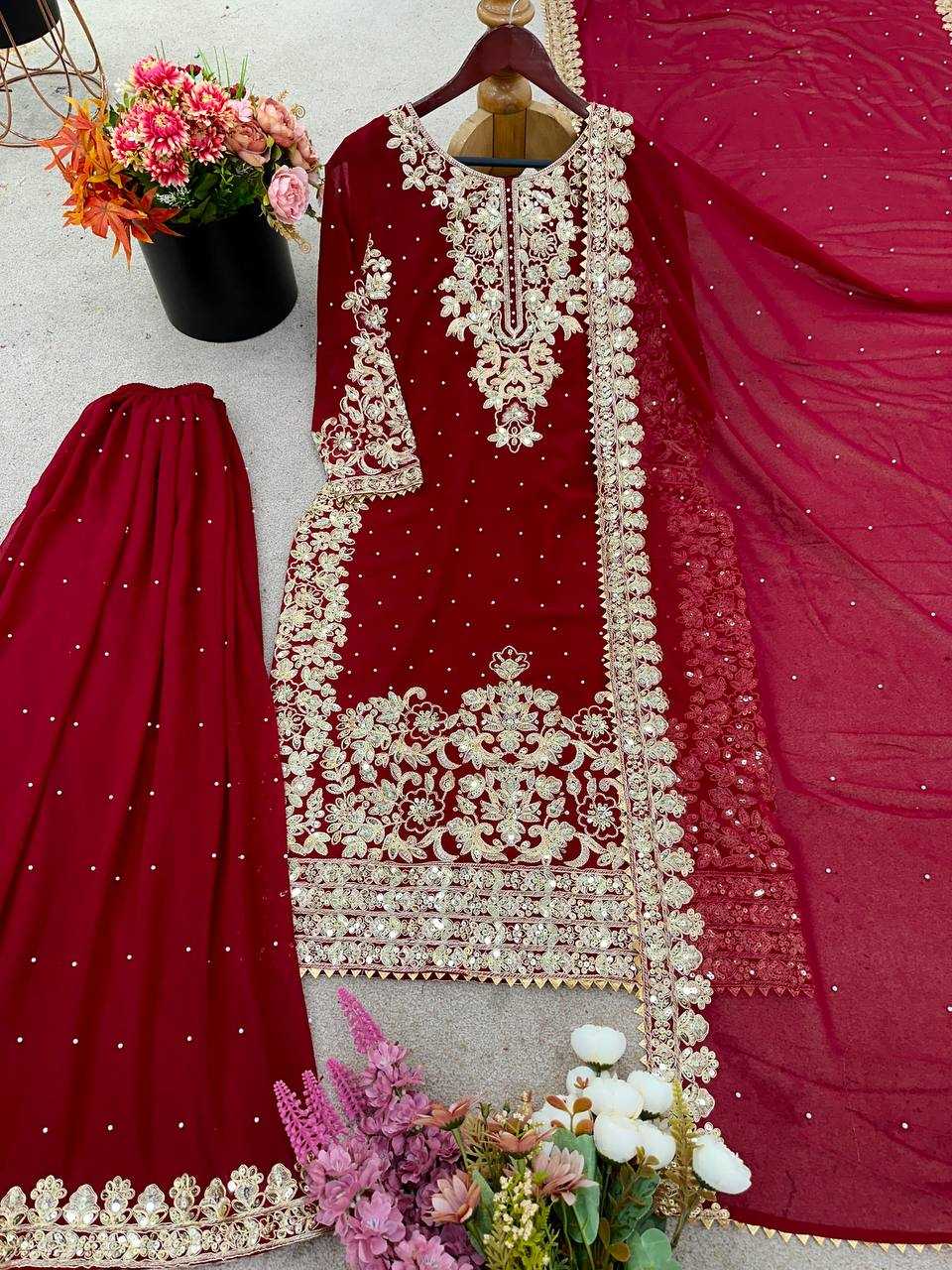 Heavy Georgette sequence work Salwar suit