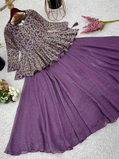 Amazing Designer Indowestern Lehenga Choli