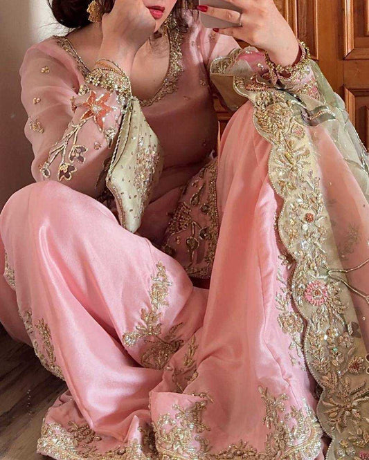 Chinon Sequence Embroidery Sharara