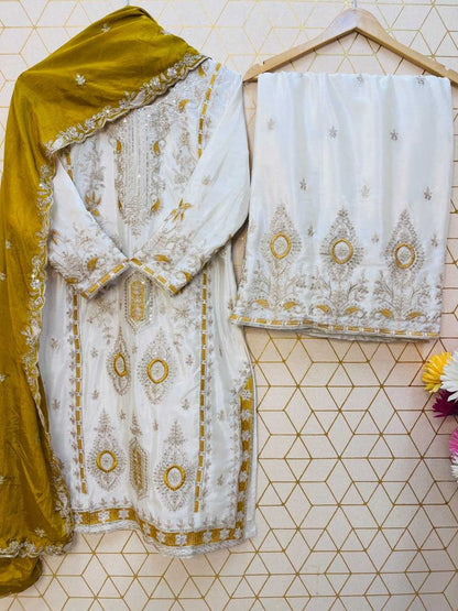 Chinnon Silk Palazzo Suit