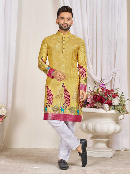 Couple Wear Dola Silk Designer Collection