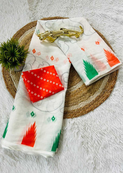 Independence Day Saree