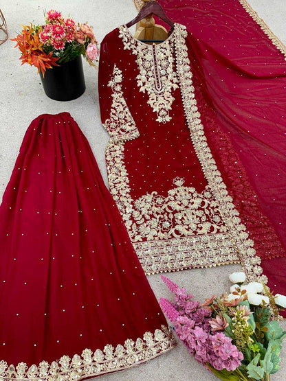 Heavy Georgette sequence work Salwar suit