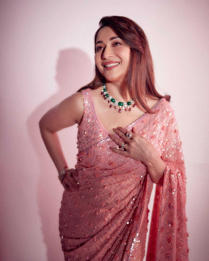Madhuri Georgette Saree Bollywood collection