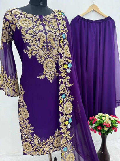 Georgette Designer Suit