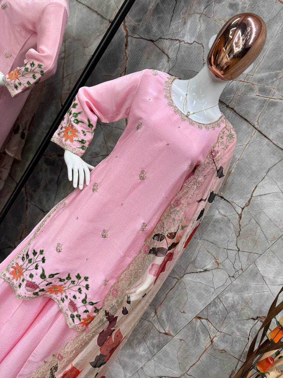 Chinon Sequence Embroidery Sharara