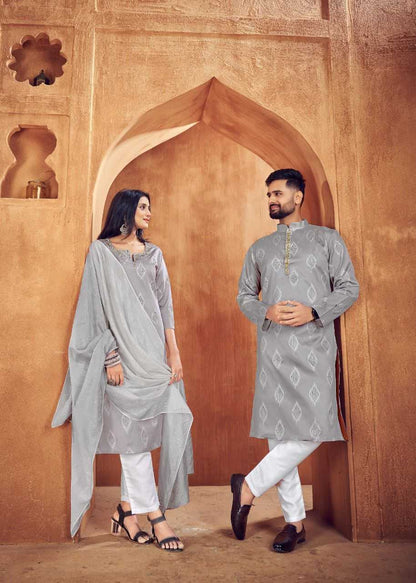 Couple Wear Jacquard Silk Collection