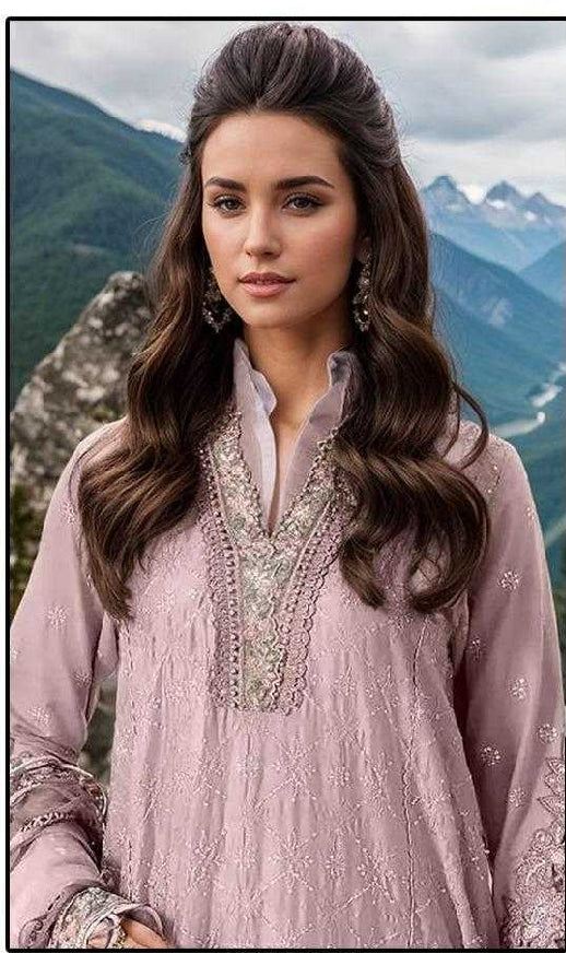 Heavy Organza Sharara Suit
