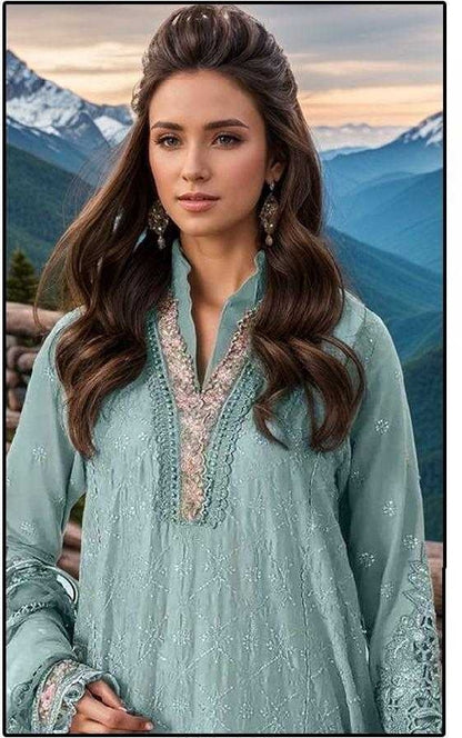 Heavy Organza Sharara Suit